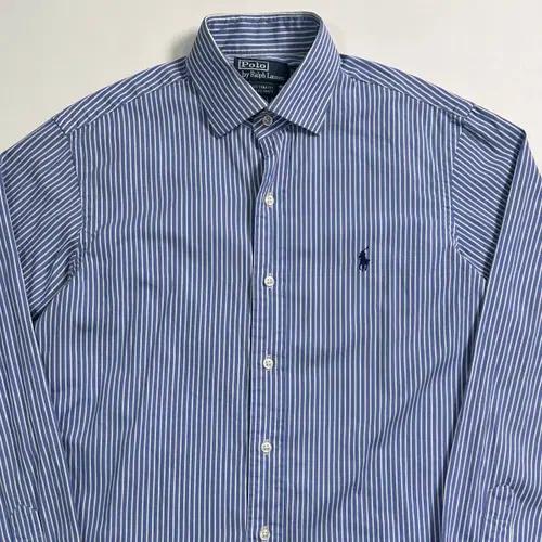폴로 랄프로렌 리젠트 핏 와이드 카라 스트라이프 셔츠 3