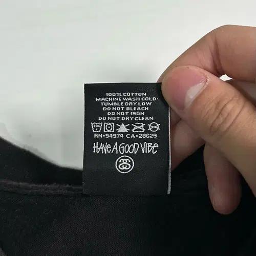 스투시 로고 반팔티 7
