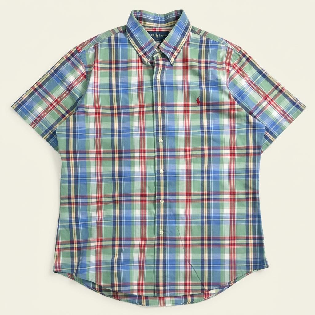 폴로 랄프로렌 타탄체크 반팔 셔츠 1