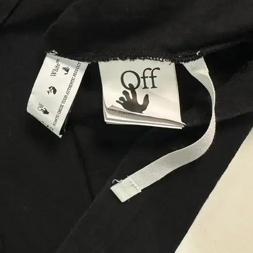 오프화이트 드로잉 에로우 로고 티셔츠 6