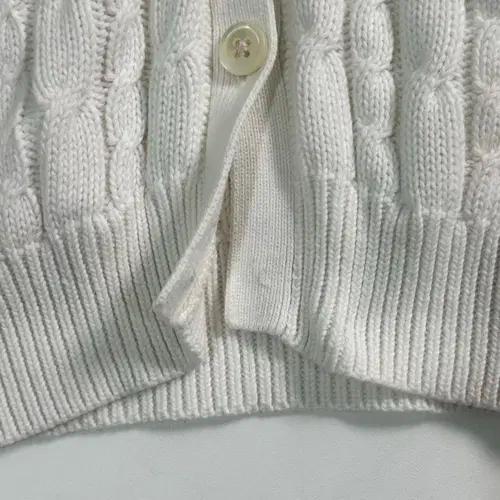 폴로 랄프로렌 화이트 케이블 가디건 5