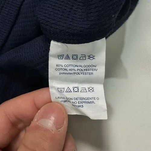 폴로 랄프로렌 네이비 와플 롱슬리브 6
