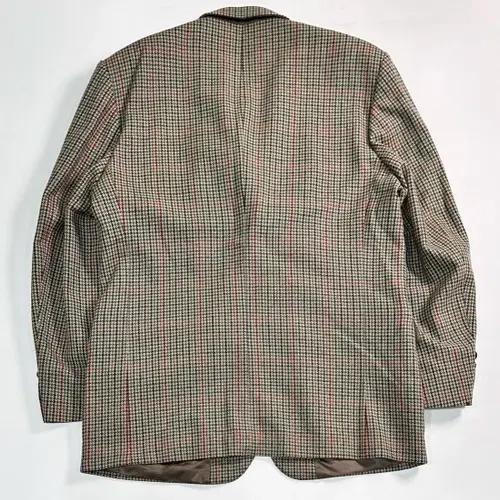 90s 버버리 건클럽 체크 울 블레이저 자켓 7