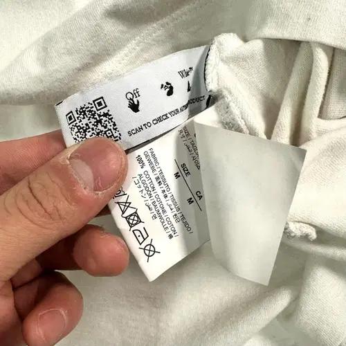 오프화이트 마커 에로우 반팔티 8