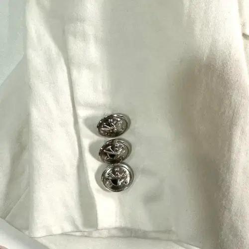 폴로 랄프로렌 우먼스 자수 화이트 블레이저 자켓 5