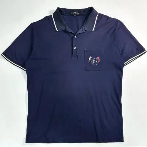90s 입생로랑 네이비 카라티 2