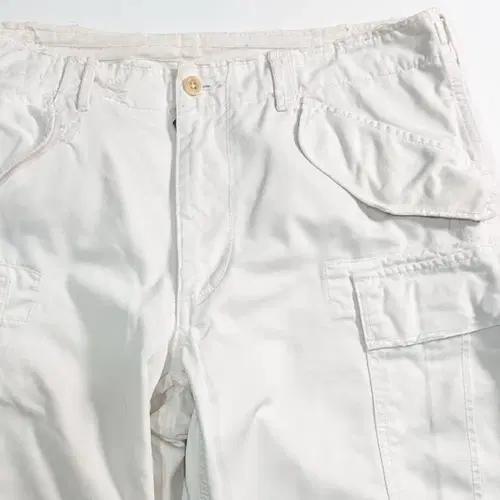 폴로 랄프로렌 화이트 M65 카고 쇼츠 반바지 3