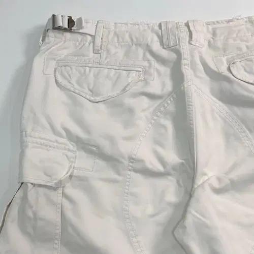 폴로 랄프로렌 화이트 M65 카고 쇼츠 반바지 8