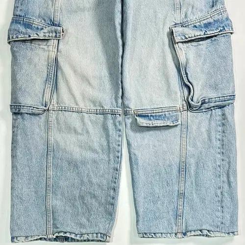 자라 멀티포켓 데님 카고팬츠 4