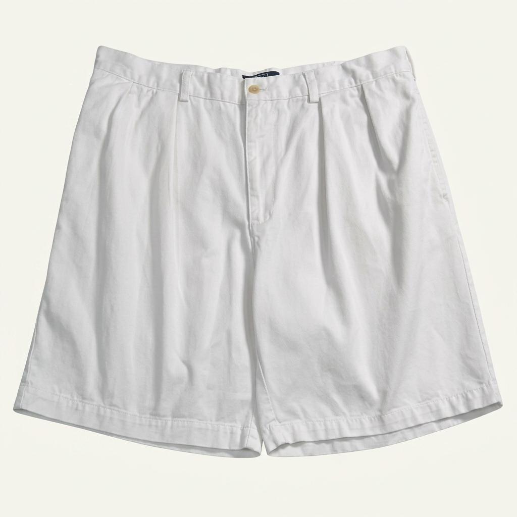 00s 폴로 랄프로렌 화이트 투턱 반바지 1