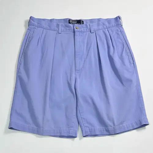 00s 폴로 랄프로렌 블루 투턱 반바지 2