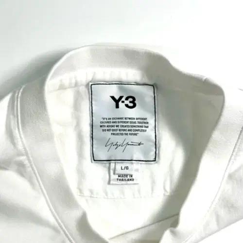 Y-3 요지 야마모토 화이트 롱 슬리브 6