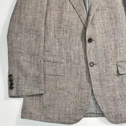 폴로 랄프로렌 실크/린넨 헤링본 블레이저 Polo Silk/Linen H 4