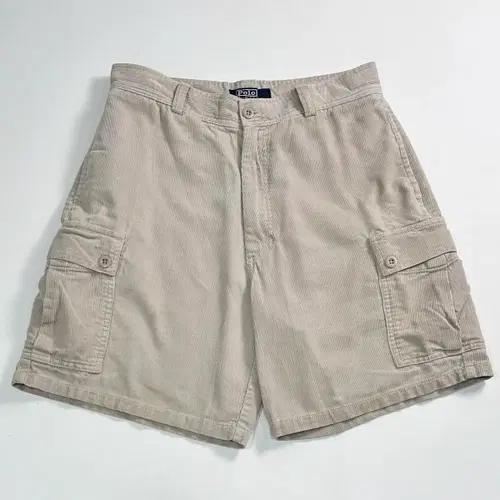 90s 폴로 랄프로렌 코듀로이 카고 쇼츠 3