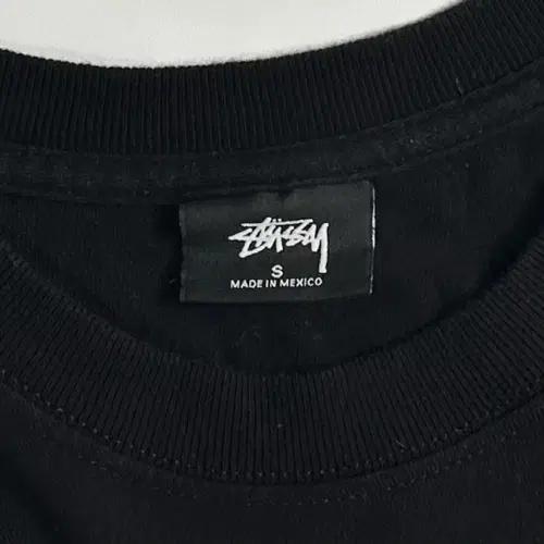 스투시 플라워 블랙 반팔티 6