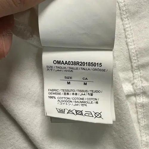 오프화이트 스프레이 페인팅 반팔티 8