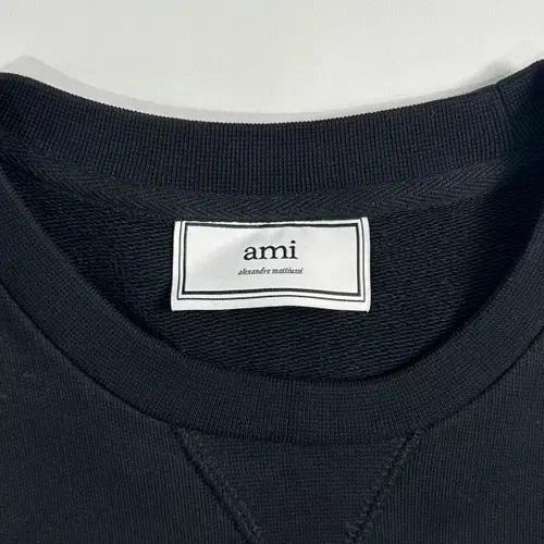 아미 로고 블랙 맨투맨 6