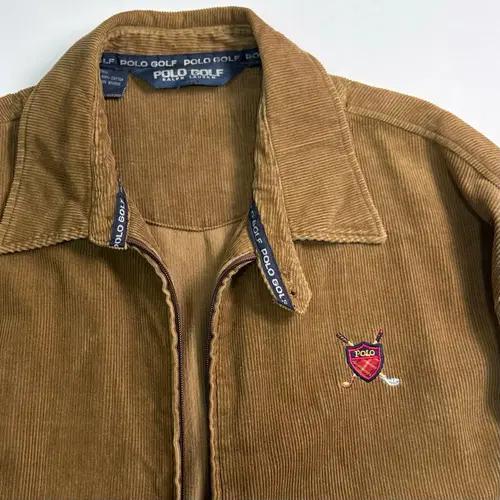 90s 폴로 골프 브라운 코듀로이 헤링턴 자켓 4