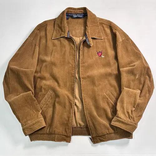 90s 폴로 골프 브라운 코듀로이 헤링턴 자켓 2
