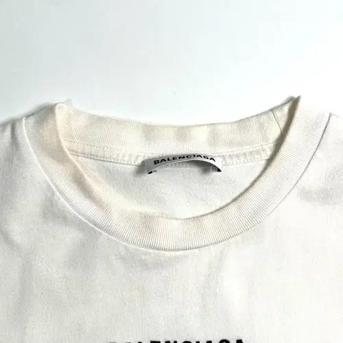 발렌시아가 파리스 플래그 자수 반팔티 5