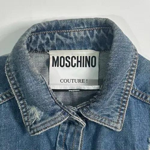 모스키노 디스트레스드 데님 셔츠 5