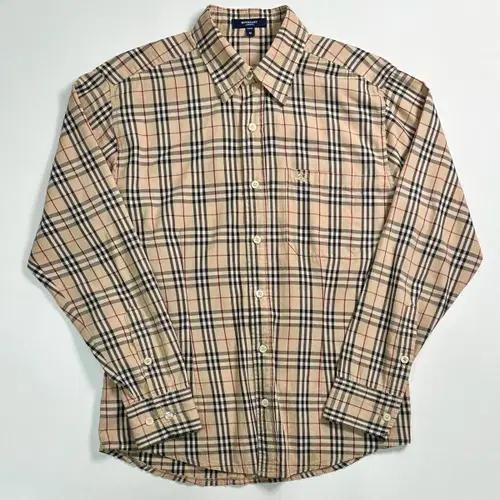 90s 버버리 노바체크 셔츠 2
