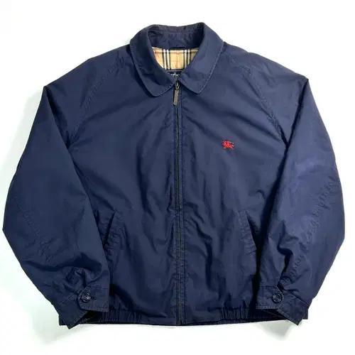 90s 버버리 기마로고 네이비 블루종 2