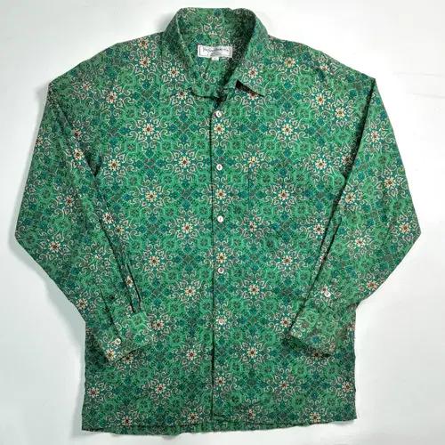 90s 입생로랑 패턴 셔츠 2