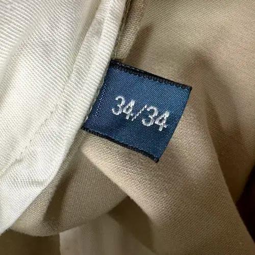 폴로 베이지 투턱 치노 팬츠 6