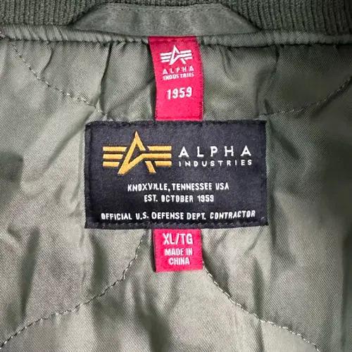 알파인더스트리 카키 후드 봄버 자켓 6