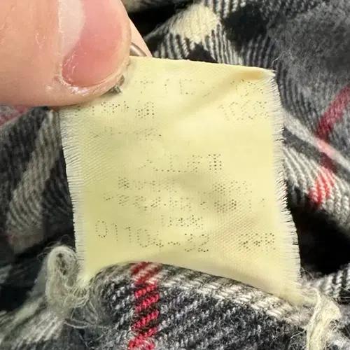 90s 버버리 노바체크 울 셔츠 9