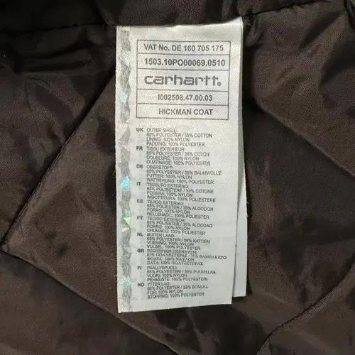 칼하트 브라운 코튼 후드 필드 자켓 10