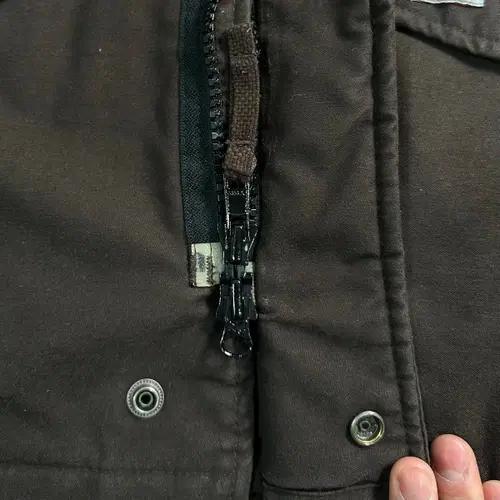 칼하트 브라운 코튼 후드 필드 자켓 8