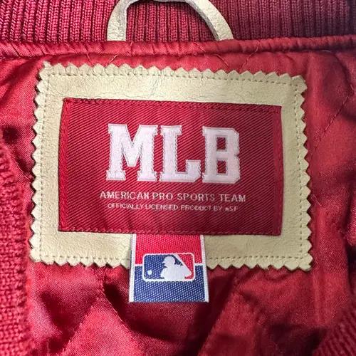 MLB 양키즈 울/레더 바시티 자켓 9