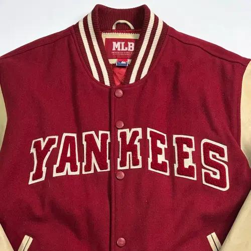 MLB 양키즈 울/레더 바시티 자켓 3