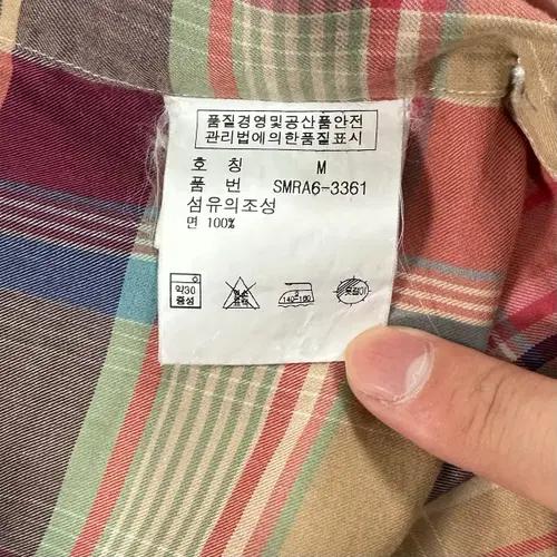 폴로 랄프로렌 베이지 빈티지 체크 셔츠 8