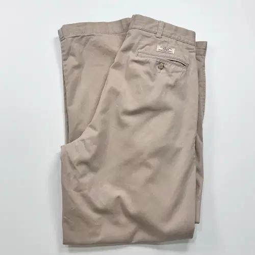 폴로 베이지 투턱 치노팬츠 2
