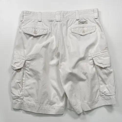 폴로 화이트 카고 숏츠 4