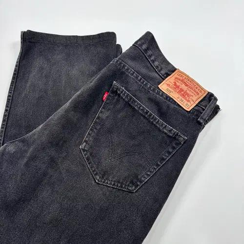 리바이스 501 블랙 데님 팬츠 3