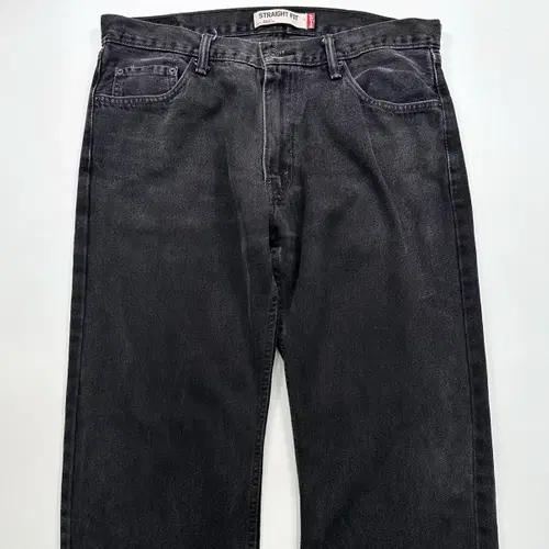 리바이스 501 블랙 데님 팬츠 4
