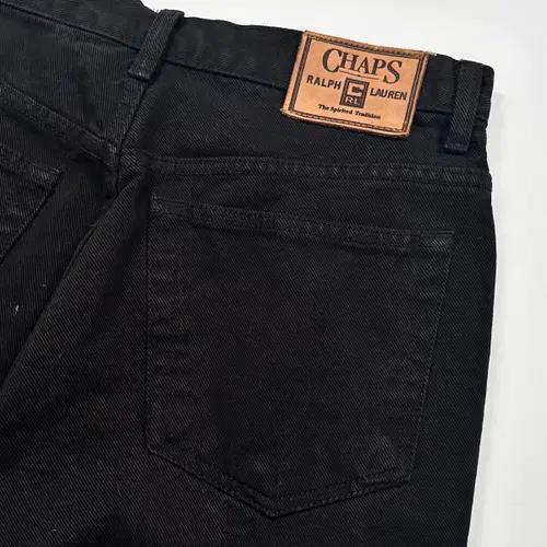 폴로 바이 챕스 블랙 데님 팬츠 6