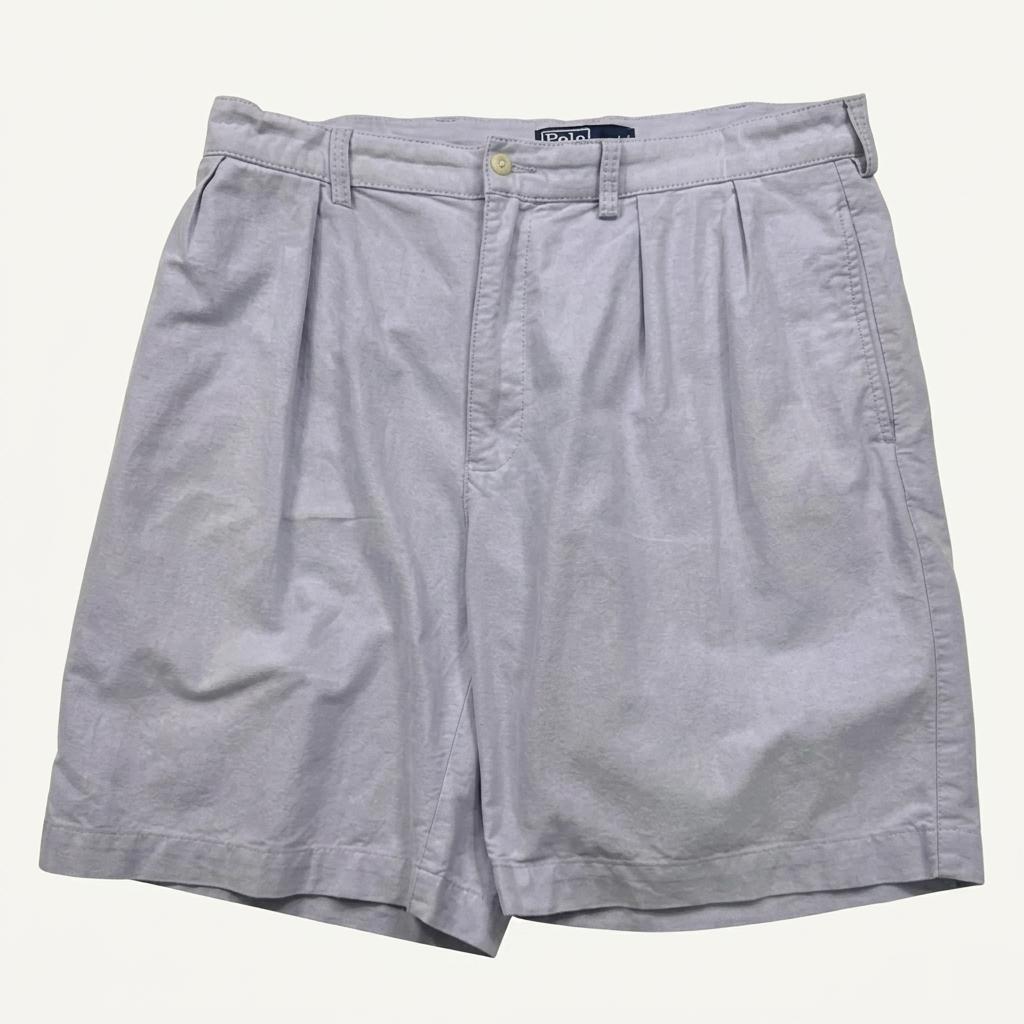 폴로 투턱 블루 치노 숏츠 1