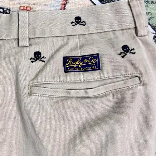 폴로 럭비 자수 치노 팬츠 9