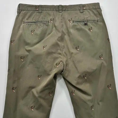 폴로 디어 자수 카키 치노 팬프 6