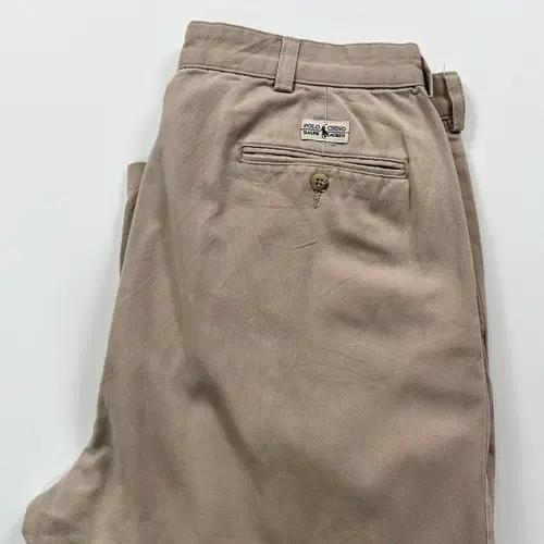 90s 폴로 투턱 베이지 치노 팬츠 5
