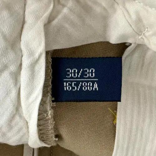 폴로 자수 베이지 치노 팬츠 8