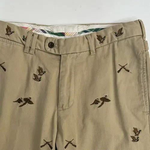 폴로 자수 베이지 치노 팬츠 4