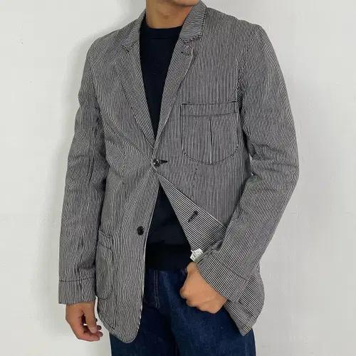 빔즈 워크 클로징 2B 스트라이프 블레이저 자켓 2