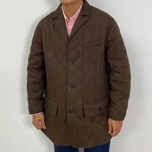 바버 왁스코튼 브라운 퀼팅 블레이저 자켓 7