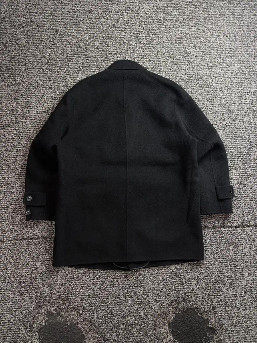 90s YSL 입생로랑 울 캐시미어 혼방 하프 코트 4284 7